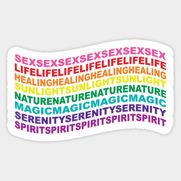 Original Pride Flag Sticker by lavenderhearts